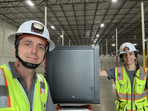 Fiber optic cable installed in indoor conduit